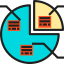 Graph pie icon 64x64