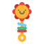 Baby rattle icon 64x64
