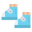 Baby shoes icon 64x64