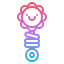 Baby rattle icon 64x64