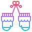 Baby gloves icon 64x64