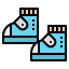 Baby shoes icon 64x64