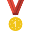 Gold medal іконка 64x64