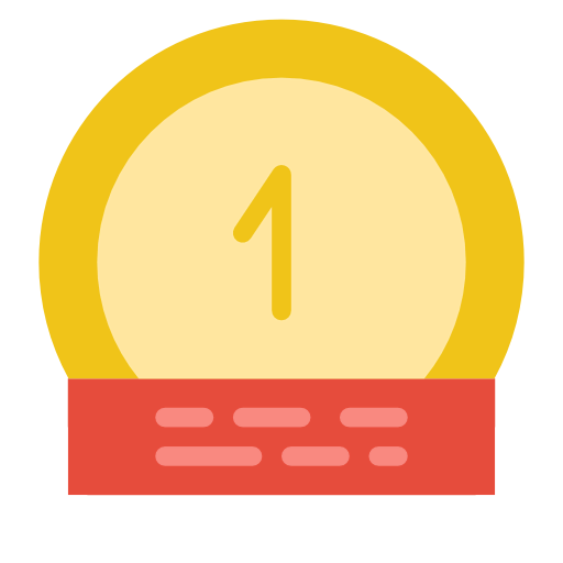 Gold medal Ikona