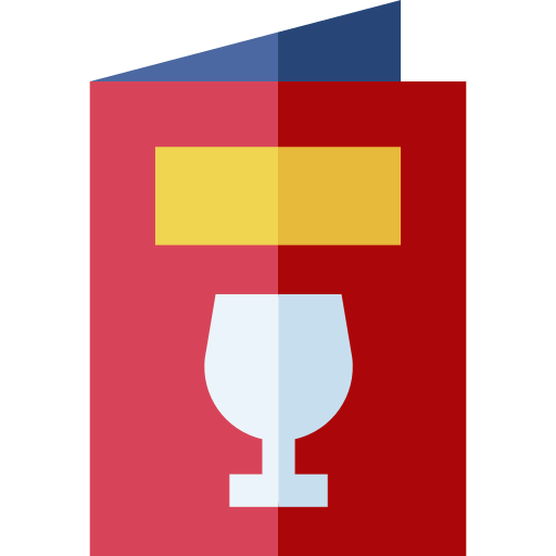 Wine menu icon