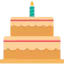 Birthday cake ícono 64x64