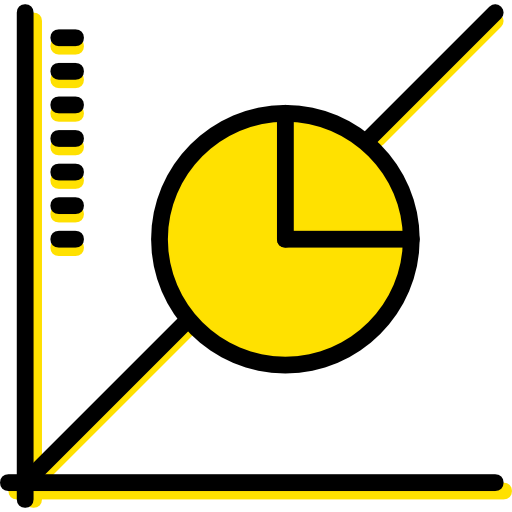 Line graph icon