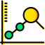 Line chart icon 64x64