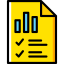 Bar chart icon 64x64