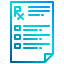Medical prescription icon 64x64