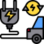 Electric car icon 64x64