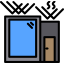Greenhouse effect icon 64x64