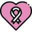 Pink ribbon icon 64x64