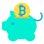 Piggy bank icon 64x64