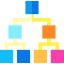 Hierarchical structure icon 64x64