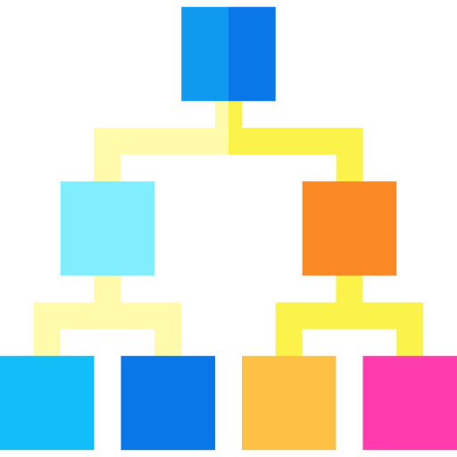 Hierarchical structure icon