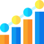 Bar chart icon 64x64