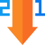 Sort descending 图标 64x64