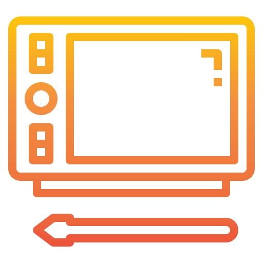 Drawing tablet icon