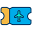 Plane ticket ícono 64x64