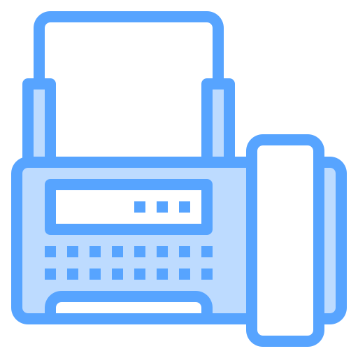 Fax machine icon