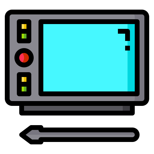 Drawing tablet icon