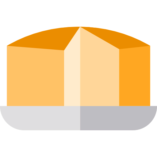 Sponge cake icon