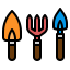 Gardening tools icon 64x64