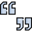 Quotation marks ícone 64x64