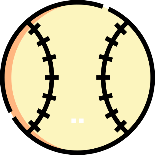 Baseball ball icon