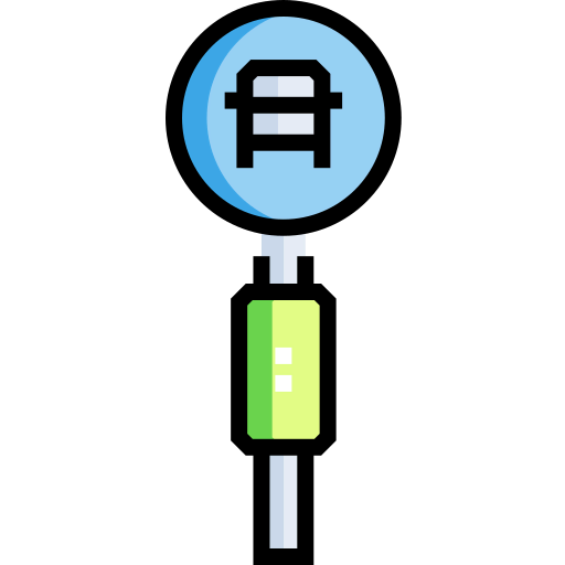 Bus stop icon