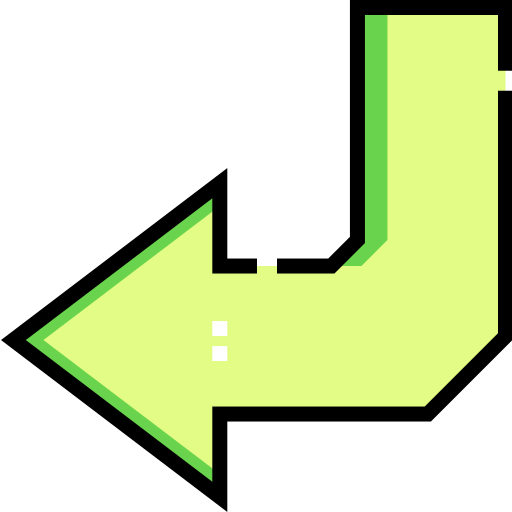Turn down icon