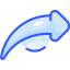 Curved arrow biểu tượng 64x64