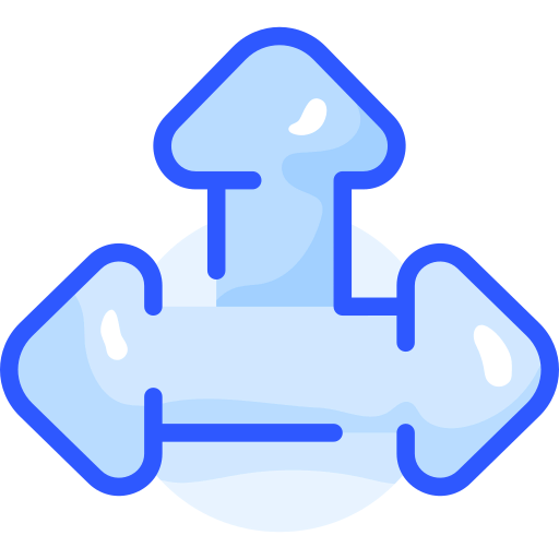 Three arrows icon