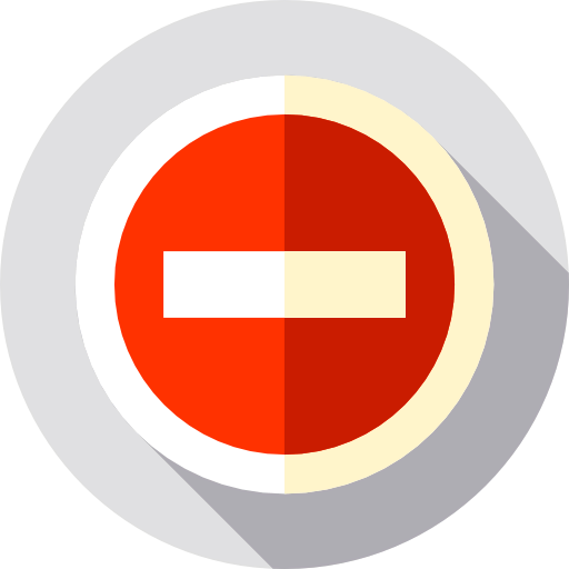 No entry icon