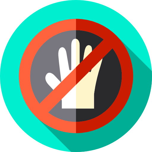 Do not touch icon