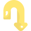 Curve arrow icon 64x64