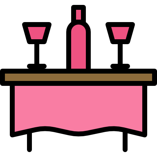 Dinner table icon