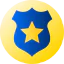 Police badge icon 64x64