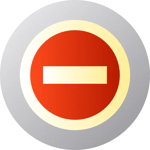 No entry icon