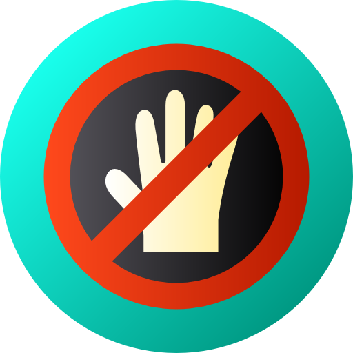 Do not touch icon