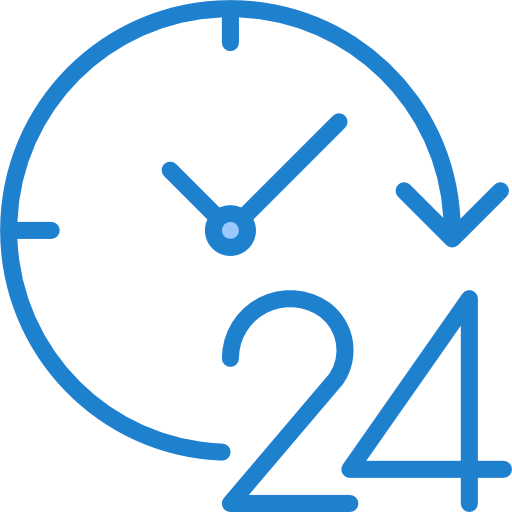 24 hours icon