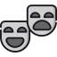 Theater masks icon 64x64