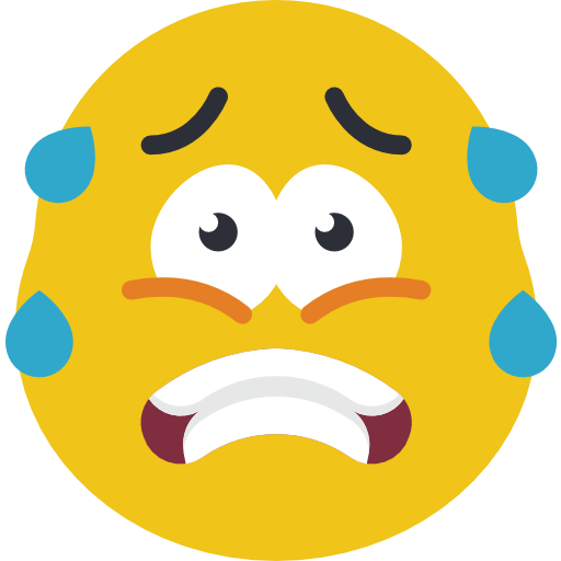 Scared icon