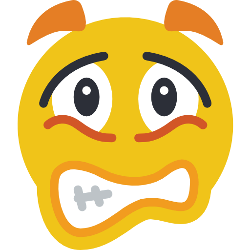 Scared icon