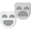 Theater masks icon 64x64
