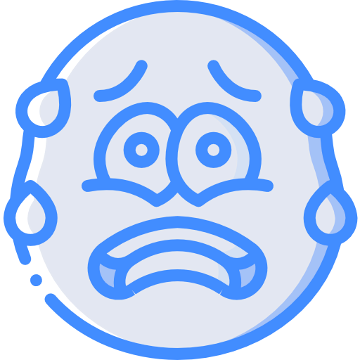 Scared icon
