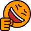 Laughing icon 64x64