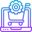 Online shopping icon 64x64