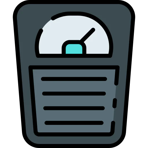 Weight scale icon